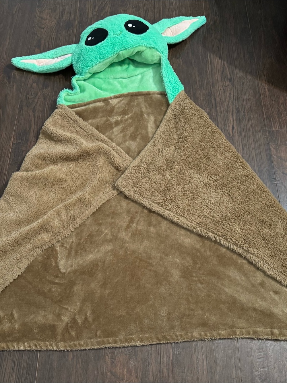 Star Wars baby Yoda Hooded Throw Blanket children